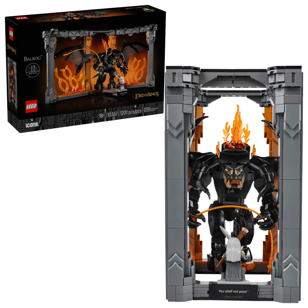 Set 10367 Rincón entre Libros: El Señor de los Anillos Gandalf vs Balrog de LEGO Icons
