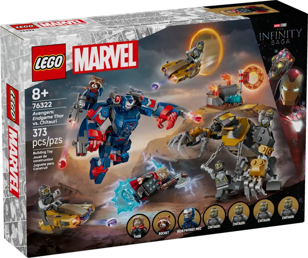 Set 76322 Thor de Vengadores: Endgame vs. Chitauri de LEGO Marvel