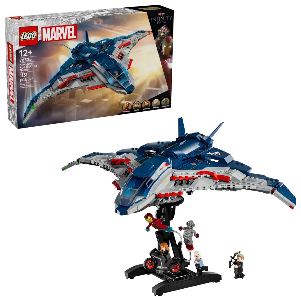 Set 76325 Quinjet de Vengadores: La Era de Ultrón de LEGO Marvel