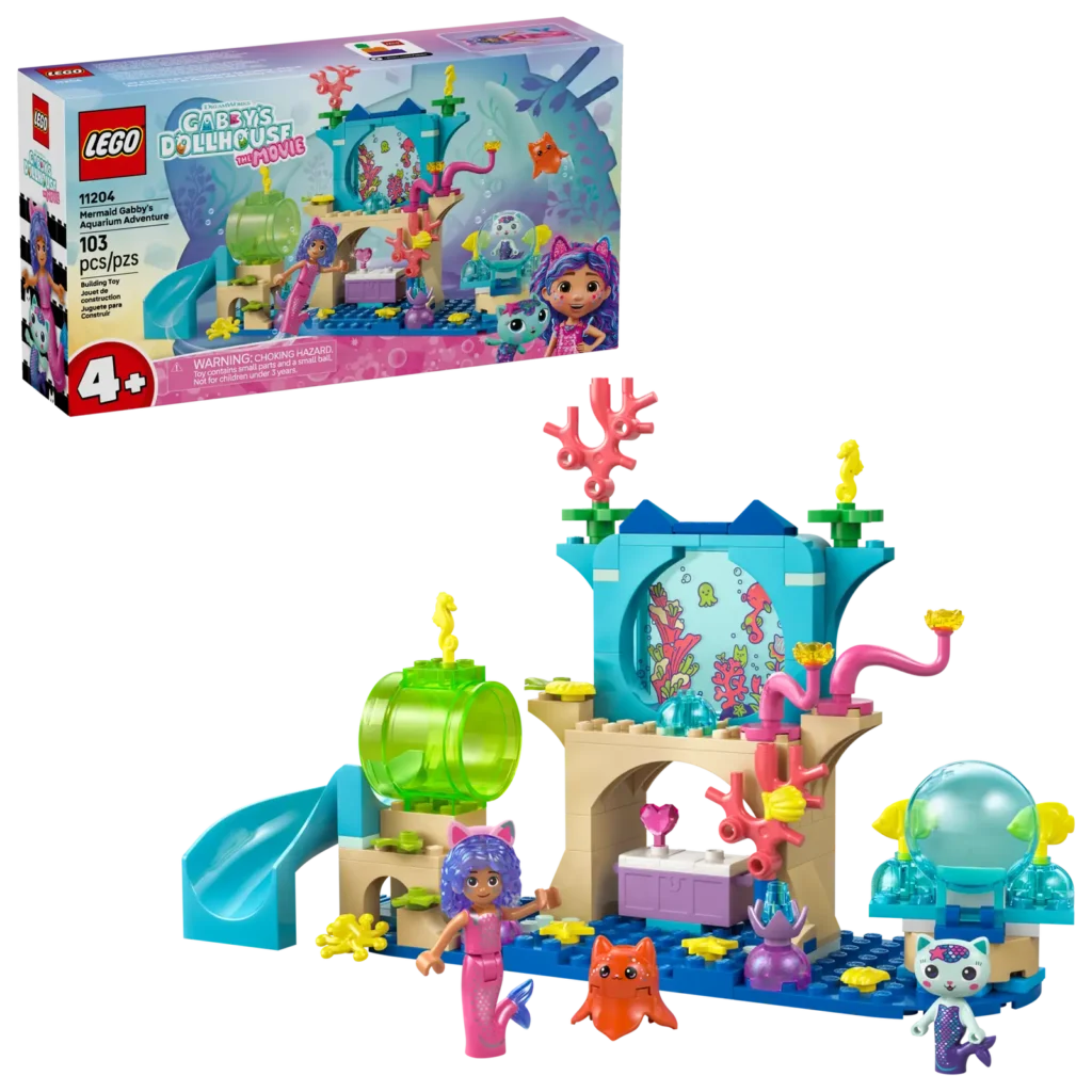 11204 LEGO Gabby Aventura en el Acuario de Gabby Sirena