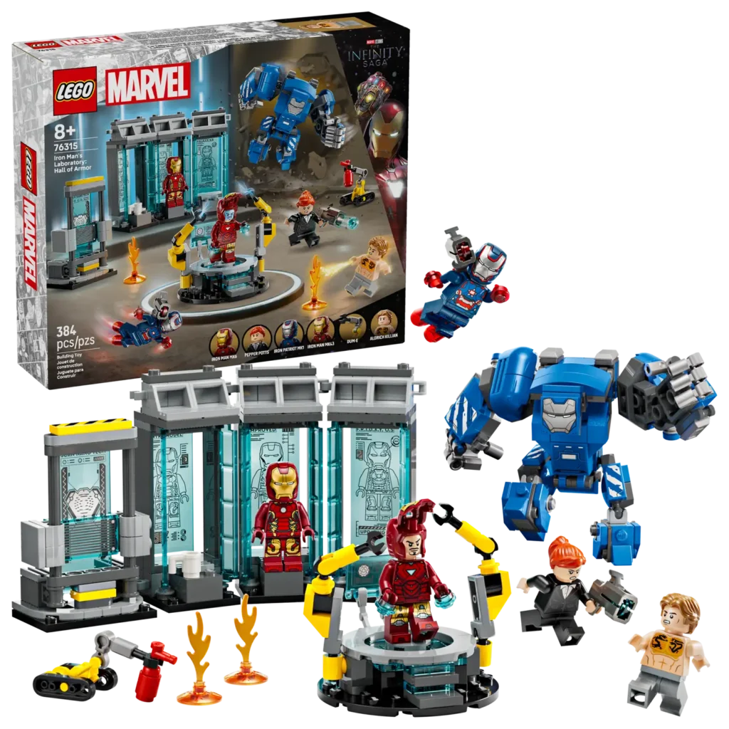 76315 LEGO Marvel Laboratorio de Iron Man: Sala de Armaduras