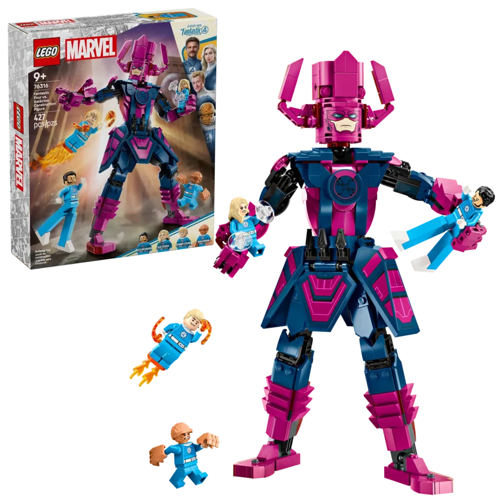 76316 LEGO Marvel Cuatro Fantásticos vs. Figura para Construir de Galactus