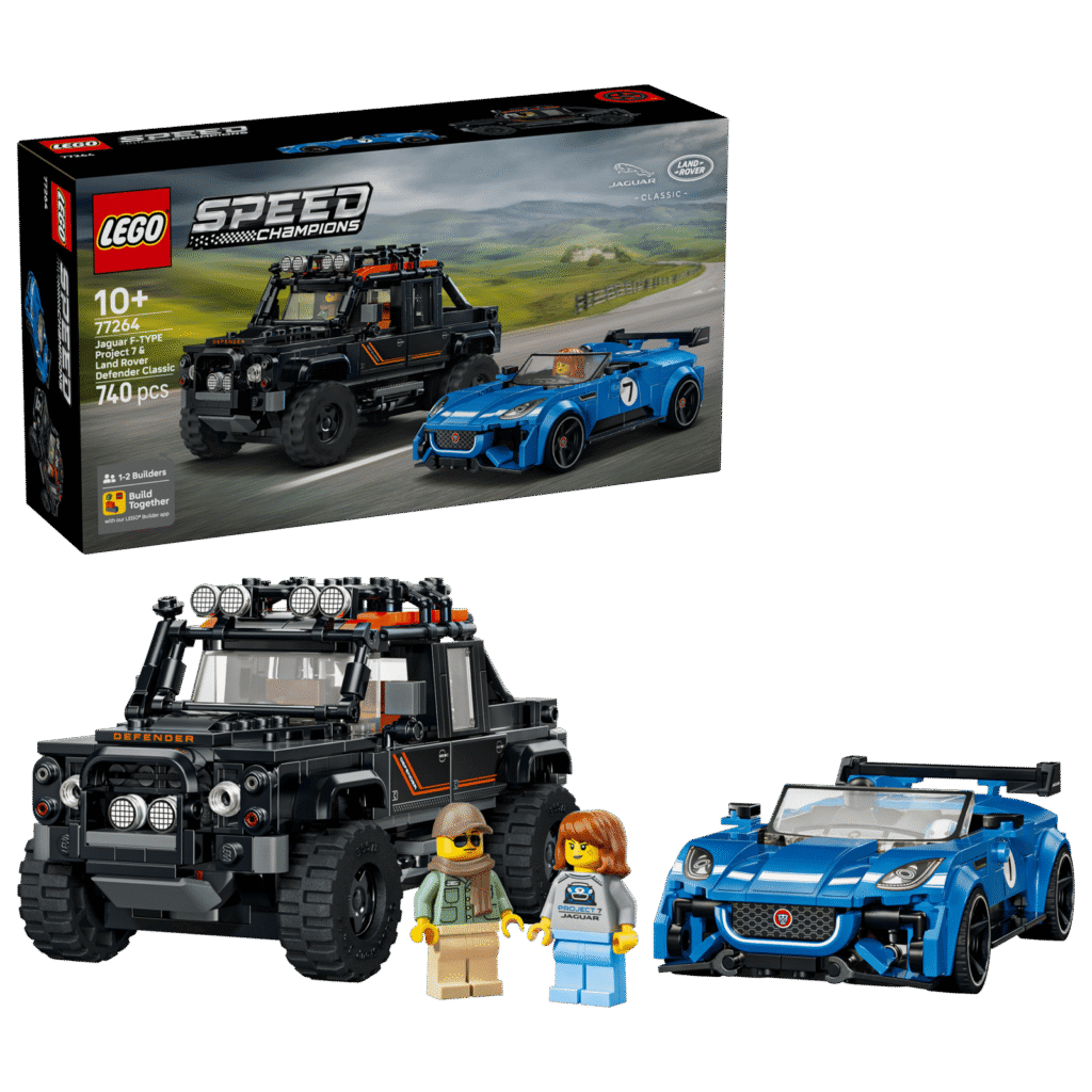 LEGO 77264 Jaguar Project 7 y Land Rover Defender