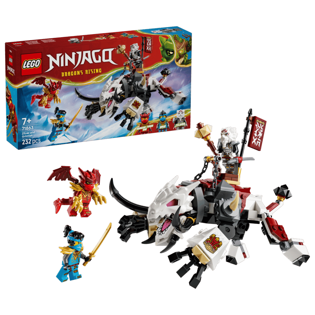 LEGO 71863 Zilvar y Bestia Dragón Grimtak