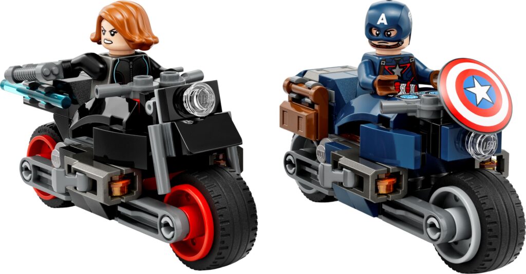 LEGO 76260 Motos de Viuda Negra y el Capitán América