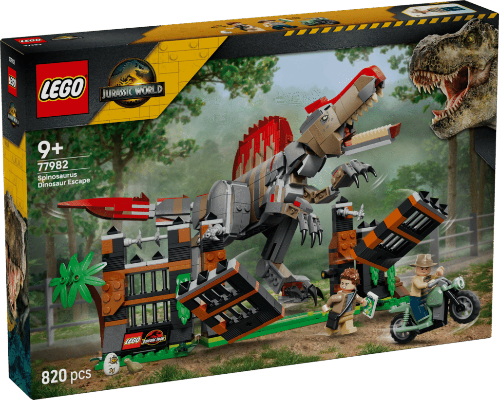 LEGO 77982 Huida del Dinosaurio Spinosaurus