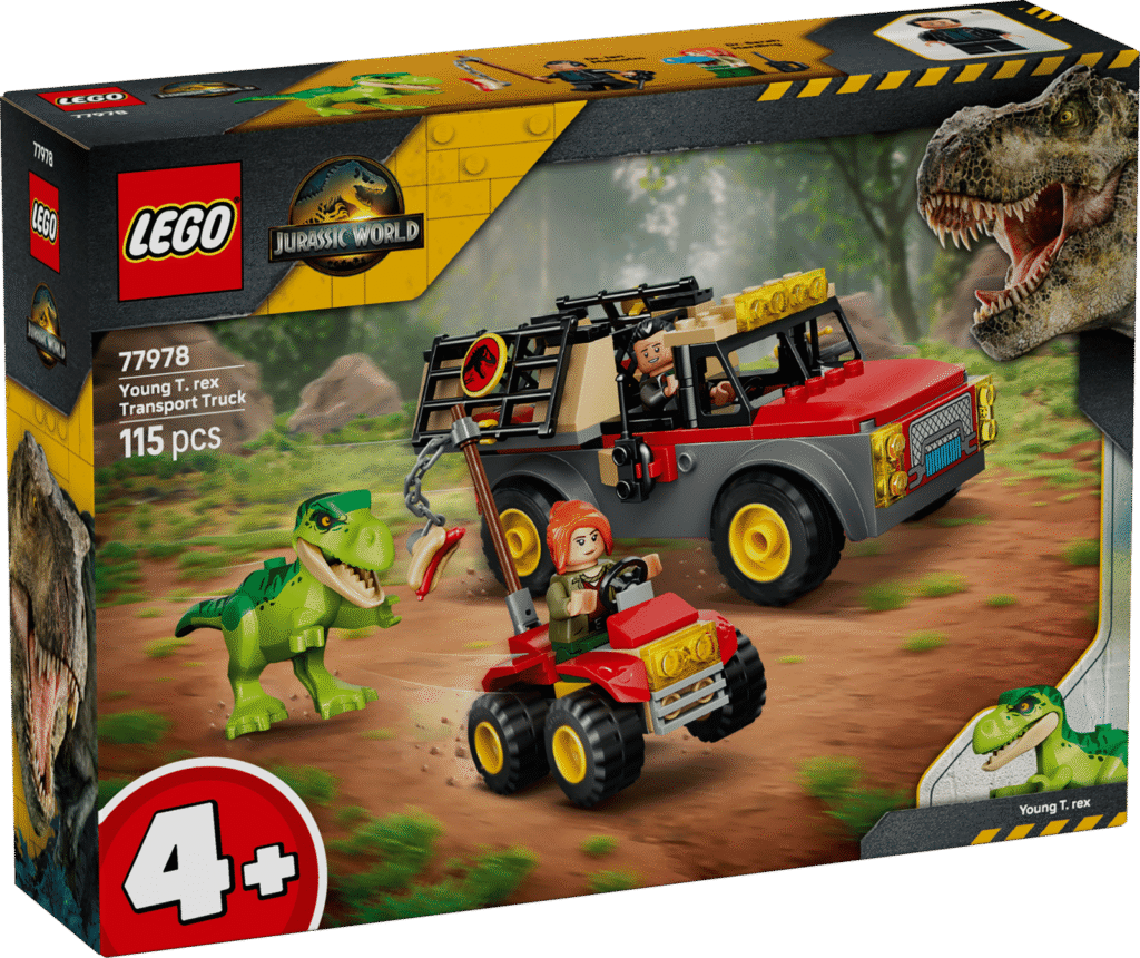 LEGO 77978 Camión de Transporte del T. rex Joven
