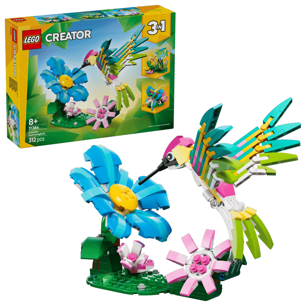 LEGO 31384 Fauna Salvaje: Colibrí de Colores