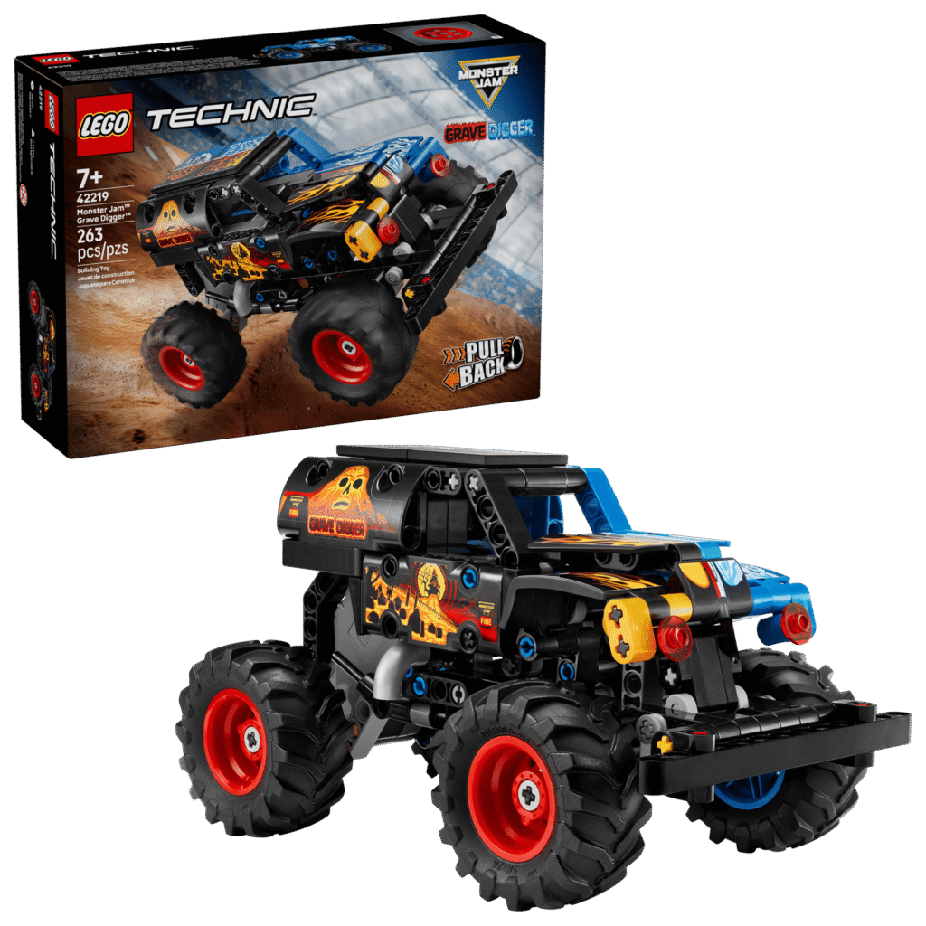 LEGO 42219 Monster Jam™ Grave Digger™ Fuego y Hielo