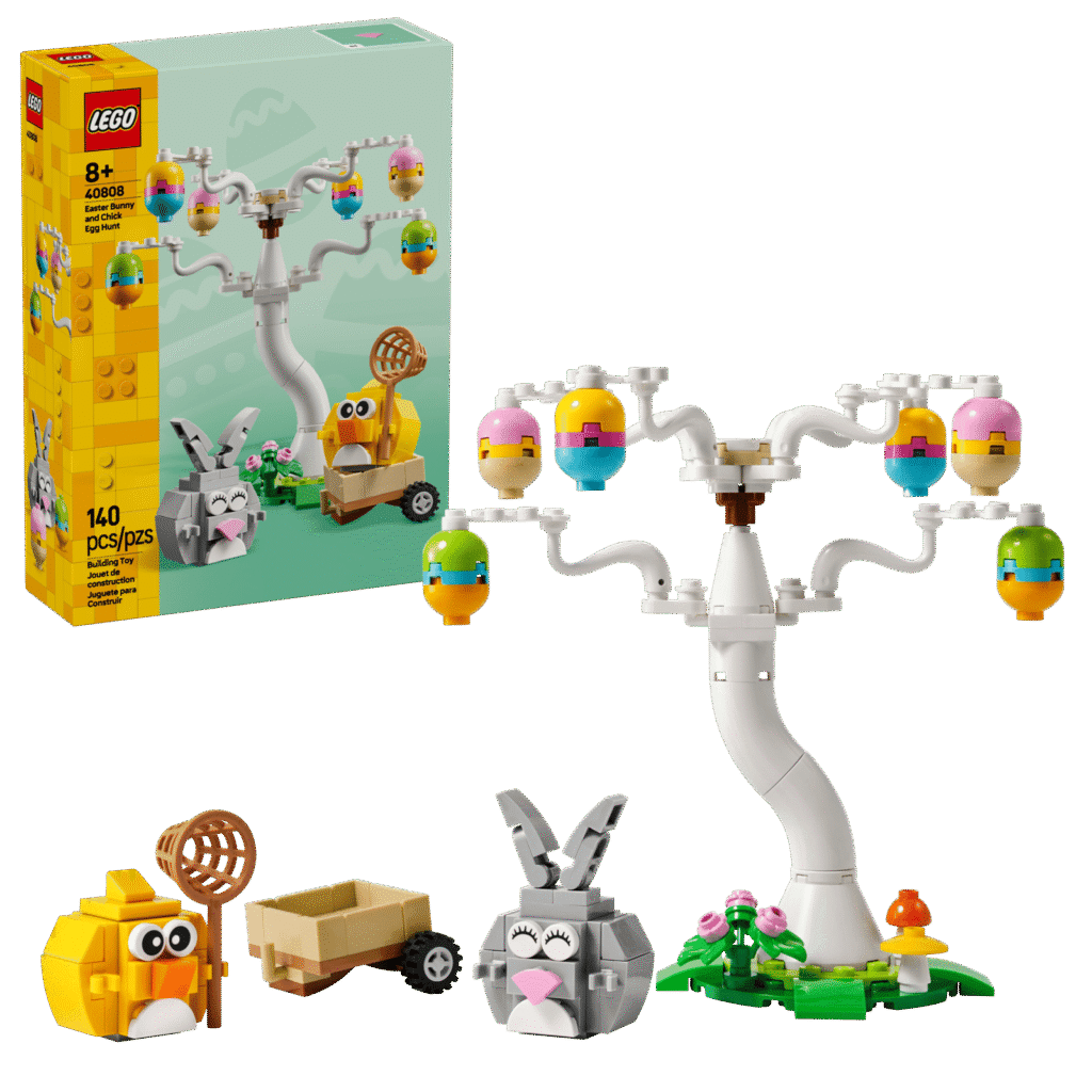 LEGO 40808 Búsqueda de Huevos de Pascua del Conejo y el Pollito