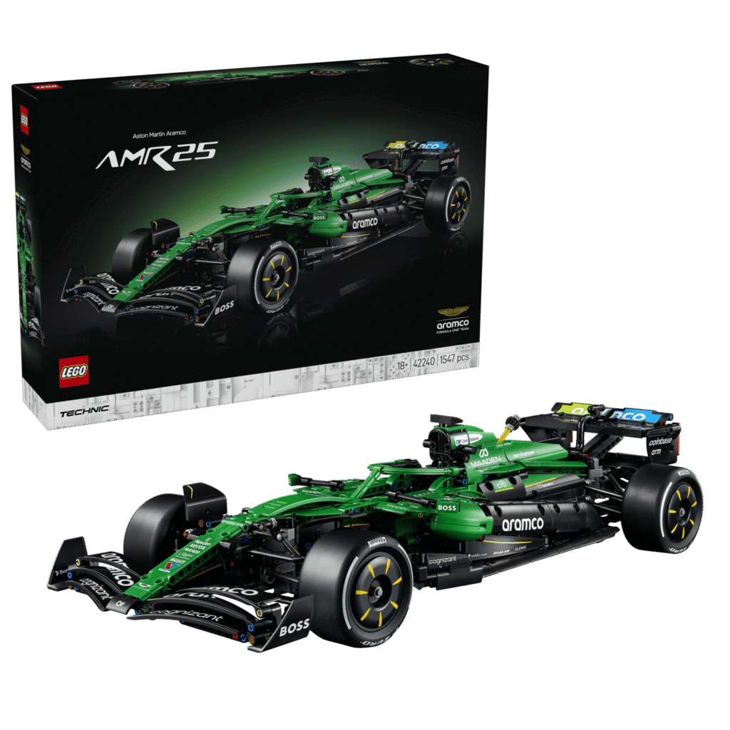 LEGO 42240 Coche de F1 Aston Martin Aramco AMR25