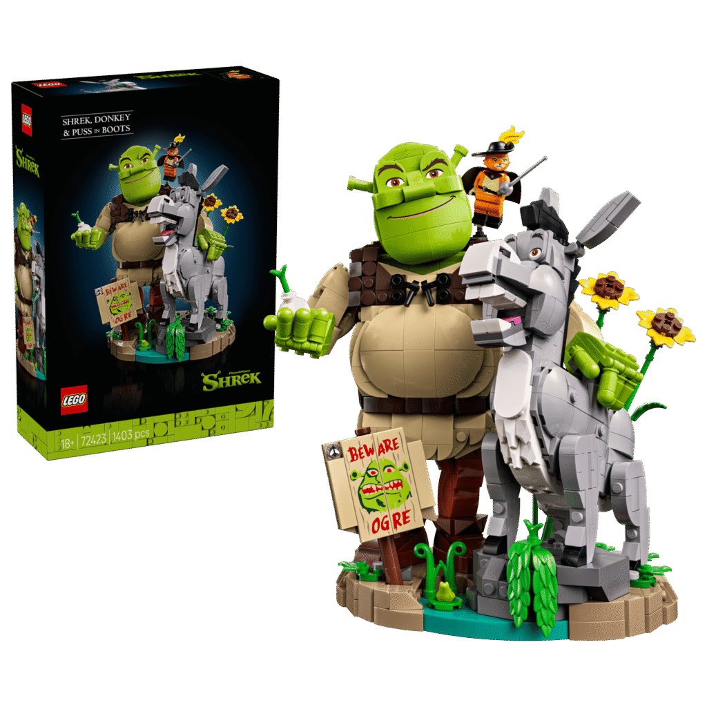 LEGO 72423 Shrek, Asno y Gato con Botas