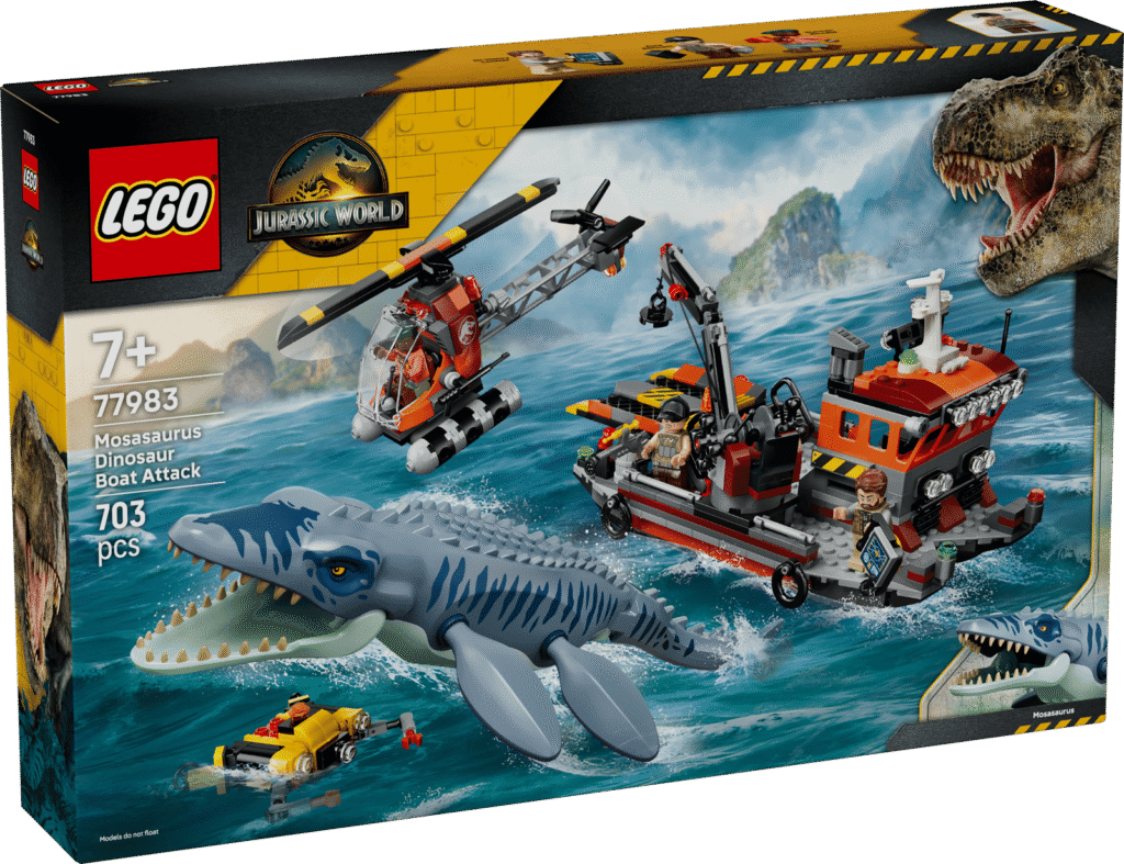 LEGO 77983 Ataque del Dinosaurio Marino Mosasaurus